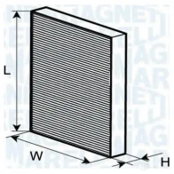 Салонный фильтр MAGNETI MARELLI OK6LX B CF412 350203064120 1026322