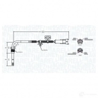 Датчик температуры выхлопных газов MAGNETI MARELLI 1424375651 DDLYVJ STS 0143 172000143010 - Изображение 2