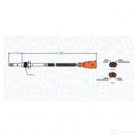 Датчик температуры выхлопных газов MAGNETI MARELLI STS0 013 1424375586 OV6K6 172000013010 - Изображение 2