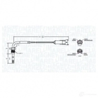 Датчик температуры выхлопных газов MAGNETI MARELLI K0XD3W STS0 207 1424375683 172000207010 - Изображение 2