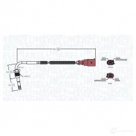 Датчик температуры выхлопных газов MAGNETI MARELLI 172000011010 STS 0011 RXCJI 1424375585 - Изображение 2