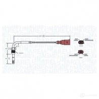 Датчик температуры выхлопных газов MAGNETI MARELLI 172000069010 1424375614 I72C0T STS0 069 - Изображение 2