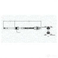 Датчик температуры выхлопных газов MAGNETI MARELLI STS01 95 1424375677 0ZGCA4S 172000195010 - Изображение 2