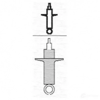 Амортизатор MAGNETI MARELLI 1 426G L0NMDN 351426070000 Audi A6 (C4) 1 Универсал 2.5 Tdi 114 л.с. 1995 – 1997