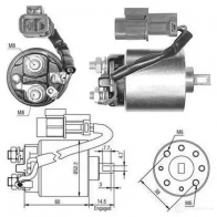Втягивающее реле MAGNETI MARELLI 940113050399 AME03 99 125471577 RF69BQJ