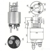 Втягивающее реле MAGNETI MARELLI H02HQ 940113050484 AME 0484 101936661