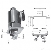 Втягивающее реле MAGNETI MARELLI 1193812280 940113050340 AME03 40 5XSU0