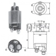 Втягивающее реле MAGNETI MARELLI ZU2JG AME023 5 940113050235 1311623881