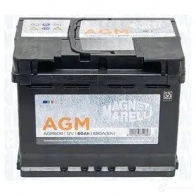 Аккумулятор MAGNETI MARELLI PXGFUCC 069060680009 AGM6 0R Volkswagen Golf 6 (5K1) Хэтчбек 1.4 TSI 160 л.с. 2008 – 2012