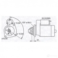 Стартер MAGNETI MARELLI 1193731040 MS N2049 063522310330 HP1L1