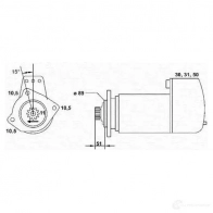 Стартер MAGNETI MARELLI XMTB1O5 1047703 943252189010 MS R689