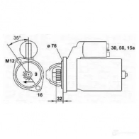 Стартер MAGNETI MARELLI 943253145010 MSR53 45 ZK84PK Audi A8 (D2) 1 Седан 4.2 S8 Quattro 340 л.с. 1996 – 1999