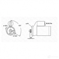 Стартер MAGNETI MARELLI M RS07501 1048218 944141075010 FFPGW