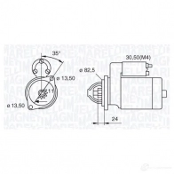 Стартер MAGNETI MARELLI 1193729990 MSN878 6 3216884 063216884010