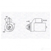 Стартер MAGNETI MARELLI 943221281010 06 3114014010 63114014 Fiat Ducato (230) 1 Фургон 2.5 TDI 4x4 116 л.с. 1998 – 2002