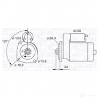 Стартер MAGNETI MARELLI 1193731570 063721242010 BN9JD MQ S1242