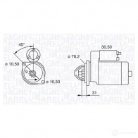 Стартер MAGNETI MARELLI 063521070580 ACSWRSL 1193730848 MSN20 13