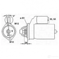 Стартер MAGNETI MARELLI DGEQF MSR5 10 Volkswagen New Beetle 943251700010