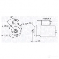 Стартер MAGNETI MARELLI M SN2096 Z273W21 1193730965 063521204100