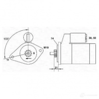 Стартер MAGNETI MARELLI 6141332 943253191010 CQP8QY MSR539 1