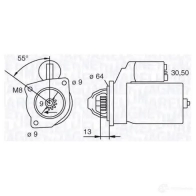 Стартер MAGNETI MARELLI 063103025010 6 3103025 MSN927 1016734