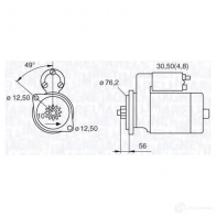 Стартер MAGNETI MARELLI MSN209 5 38K8W 1193730964 063521204080
