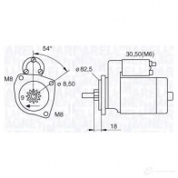 Стартер MAGNETI MARELLI MSN20 92 Volkswagen Golf 3 (1H5) Универсал 063521130070 1XLE2