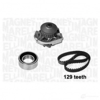 Комплект ремня ГРМ с помпой MAGNETI MARELLI 7HVF8 KWP0 482K1 Fiat Panda (169) 2 2003 – 2012 341404820001