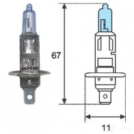 Галогенная лампа MAGNETI MARELLI S6NLQBO H1 12 BL 1014598 002601100000 - Изображение 2