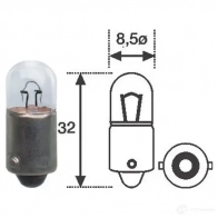 Лампа накаливания MAGNETI MARELLI 1014619 T3W 12 002893200000 GJO9E4I