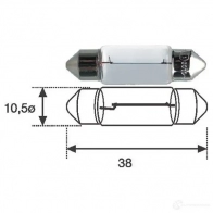 Лампа накаливания MAGNETI MARELLI C10W 12 009461100000 K1O1M7Z 1014754 - Изображение 5
