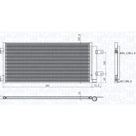 Радиатор кондиционера MAGNETI MARELLI 350203101600 I20EE 8U 1440274122