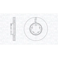 Тормозной диск MAGNETI MARELLI H E30R6 361302040663 Ford Transit 8 (V363) Автобус 2.2 TDCi 155 л.с. 2014 – 2025