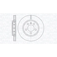 Тормозной диск MAGNETI MARELLI Audi TT (8N9) 1 Кабриолет 1.8 T Quattro 180 л.с. 2000 – 2006 DG6 V7 361302040669