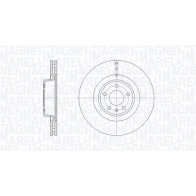 Тормозной диск MAGNETI MARELLI 361302040670 BNT A7AN Audi A6 (C7) 4 2010 – 2018