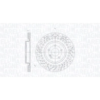 Тормозной диск MAGNETI MARELLI 38 RLN8F 361302040672 Mercedes A-Class (W176) 3 Хэтчбек 2.0 A 45 AMG 4 matic (1752) 360 л.с. 2013 – 2015