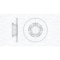 Тормозной диск MAGNETI MARELLI ZX GRVL Ford Tourneo Custom 1 (L1, LRF) Автобус 2.2 TDCi 100 л.с. 2012 – 2025 361302040713