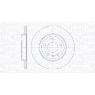 Тормозной диск MAGNETI MARELLI 361302040721 TAO BX Audi A4 (B7) 3 Кабриолет 3.0 Tdi Quattro 233 л.с. 2006 – 2009