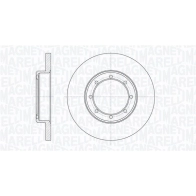 Тормозной диск MAGNETI MARELLI Renault Master (FV) 3 Фургон 2.3 dCi 100 RWD (FV0B. FV0C. FV0D) 101 л.с. 2010 – 2025 361302040731 C 7LQT