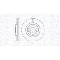 Тормозной диск MAGNETI MARELLI 361302040783 0 CTGEE3 Mazda CX-7 (ER) 1 Кроссовер 2.3 MZR DISI Turbo AWD 258 л.с. 2007 – 2009