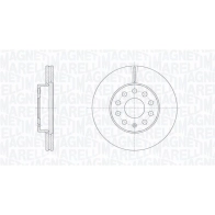 Тормозной диск MAGNETI MARELLI 1440275157 361302040797 6FO 6A