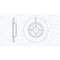 Тормозной диск MAGNETI MARELLI K0U TCY Kia Rio 4 (YB, SC) Хэтчбек 1.0 T GDI 100 101 л.с. 2017 – 2025 361302040807