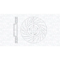 Тормозной диск MAGNETI MARELLI 361302040810 2JP 2KJ 1440275170