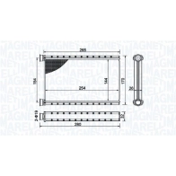 Радиатор печки, теплообменник MAGNETI MARELLI 350218504000 N9DYO E Bmw 3 (E92) 5 Купе 2.0 320 d 184 л.с. 2010 – 2013