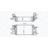 Интеркулер MAGNETI MARELLI 351319205810 Nissan Juke RY 696J