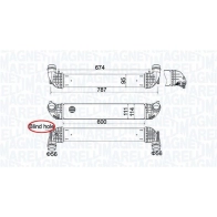 Интеркулер MAGNETI MARELLI 351319205850 ICA KYL Opel Astra (K) 5 Хэтчбек 1.6 BiTurbo 150 л.с. 2018 – 2024