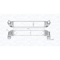 Интеркулер MAGNETI MARELLI JVLJW 4 351319205860 Opel Astra (K) 5 Универсал 1.4 CNG (35) 110 л.с. 2017 – 2024