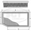 Воздушный фильтр SCT GERMANY 3XE86F Seat Ibiza (6J1, 6P5) 4 Купе 2.0 TDI 143 л.с. 2010 – 2024 JR M8J SB 2387