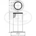 Воздушный фильтр SCT GERMANY 9J7O M SB 3207 MZ0R9 Ford C-Max 1 (CB3, DM2) Минивэн 1.8 Duratec 122 л.с. 2007 – 2010