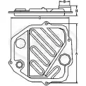 Комплект гидрофильтров, автоматическая коробка передач SCT GERMANY 69NPJG 1909698 SG 1701 HLEG 8